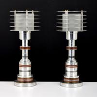 Pair of Walter von Nessen Lamps, Machine Age - Sold for $6,875 on 04-23-2022 (Lot 353).jpg